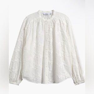 & Other Stories Tulip Embroidered Blouse
